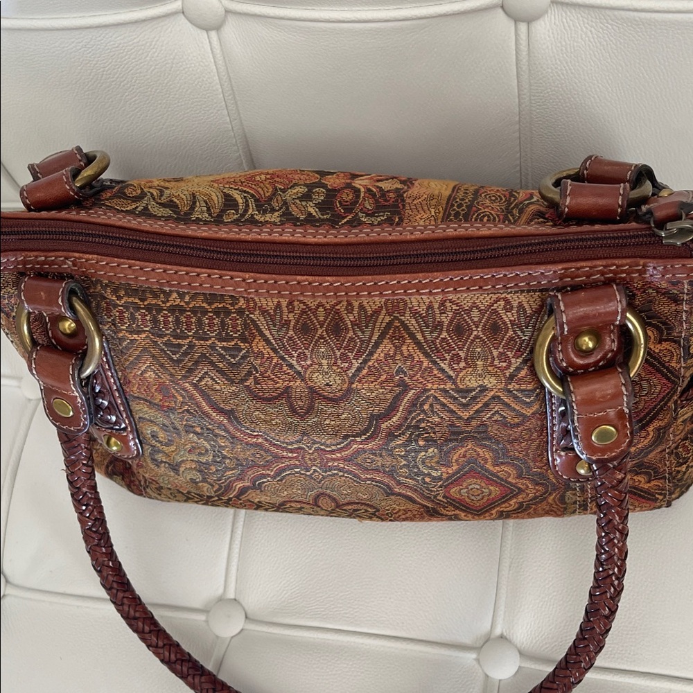 Fossil Brown and Tan Shoulder Bag - Picture 8 of 9